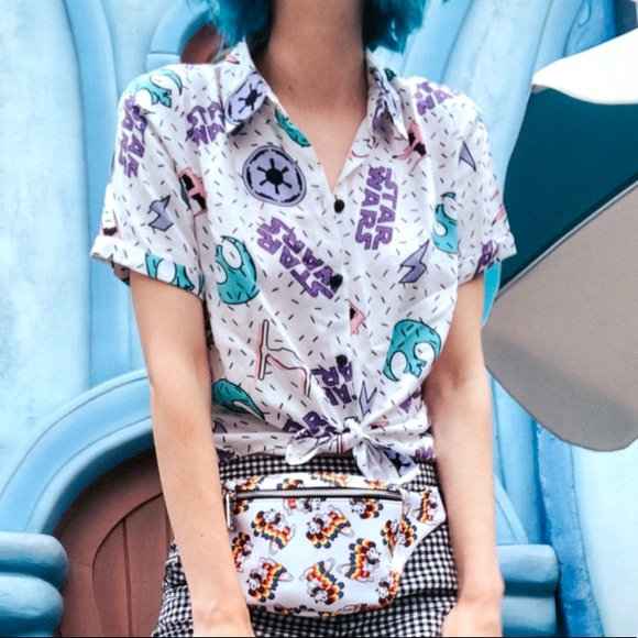 Disney Tops - Star Wars 90s Style Button Up